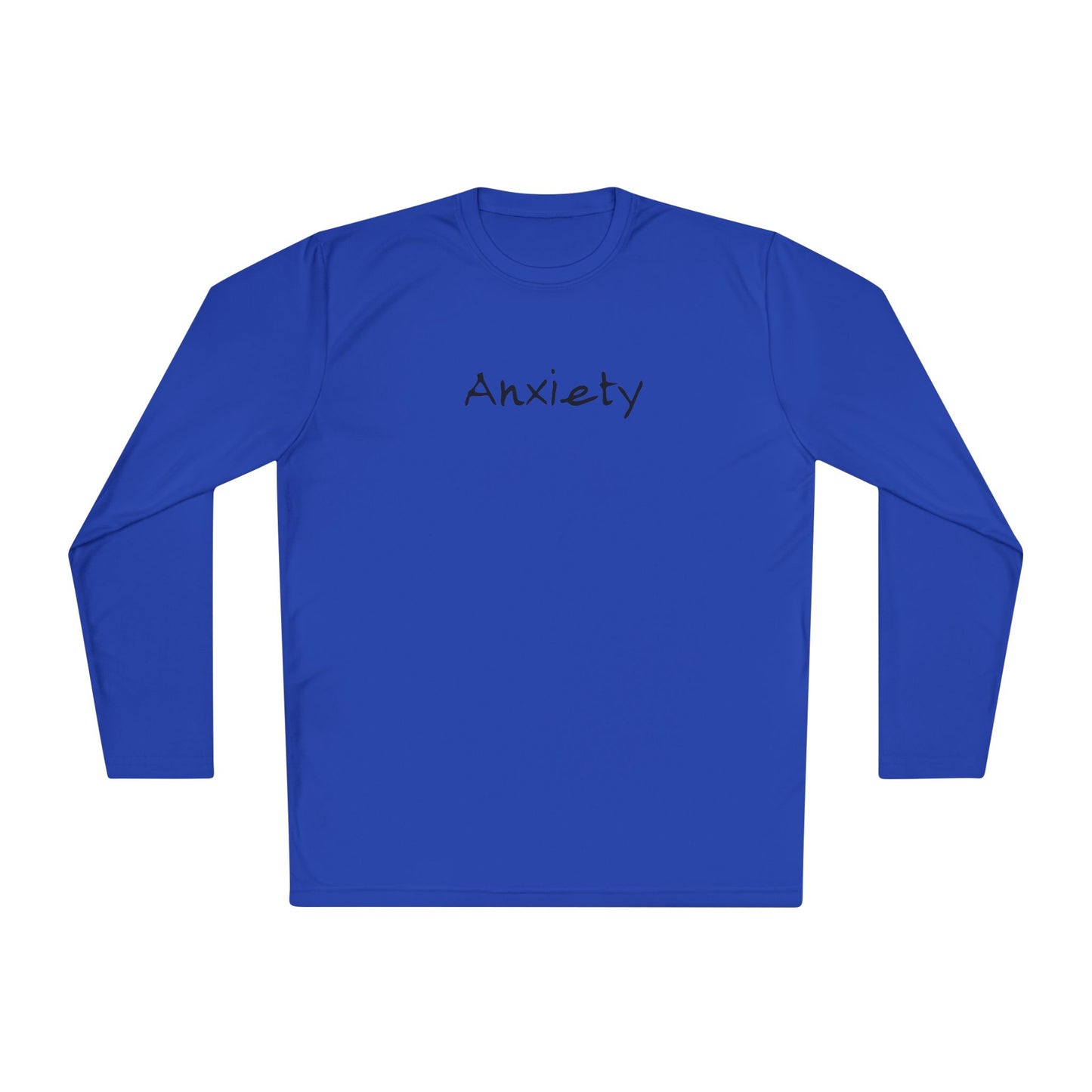 anxiety long sleeve tee tell it to fuck off back side