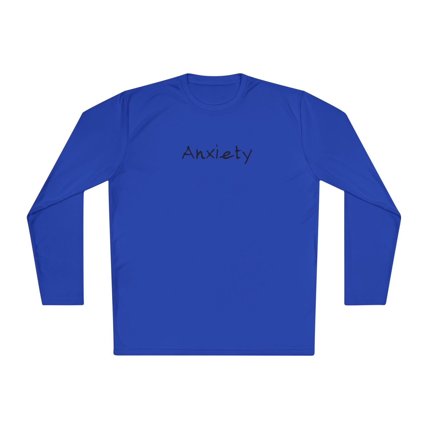 anxiety long sleeve tee tell it to fuck off back side