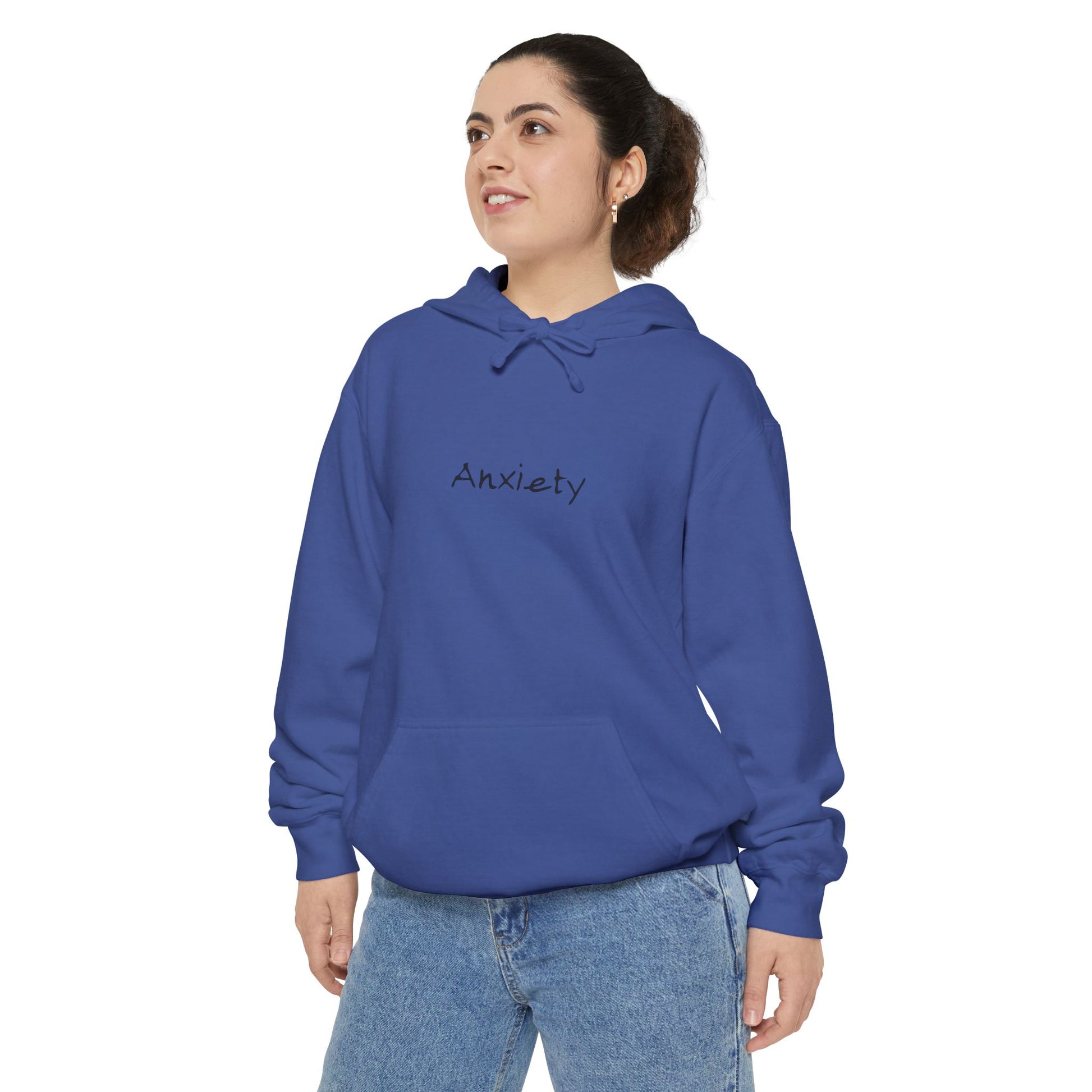 Anxiety Sucks back side Hoodie for Wearable Solidarity
