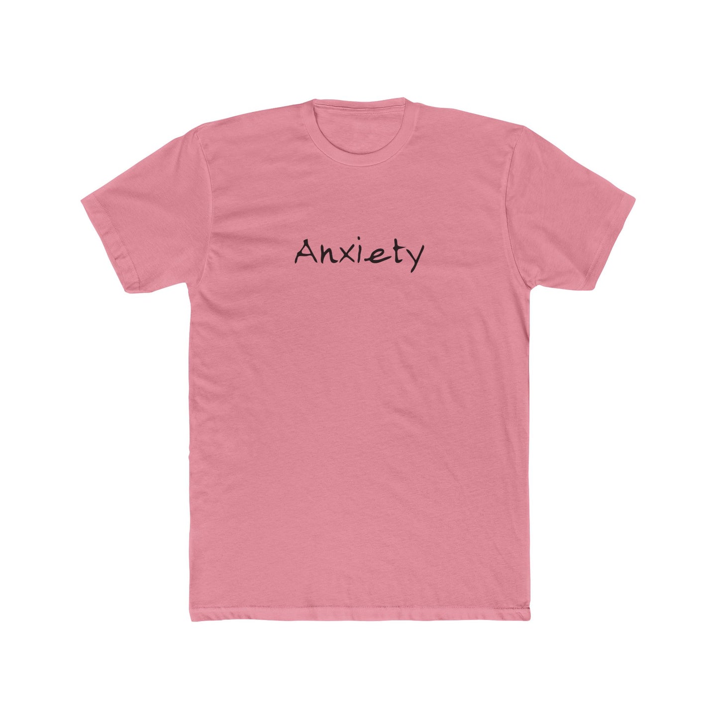 Anxiety Breathe back side Premium Fitted Tee