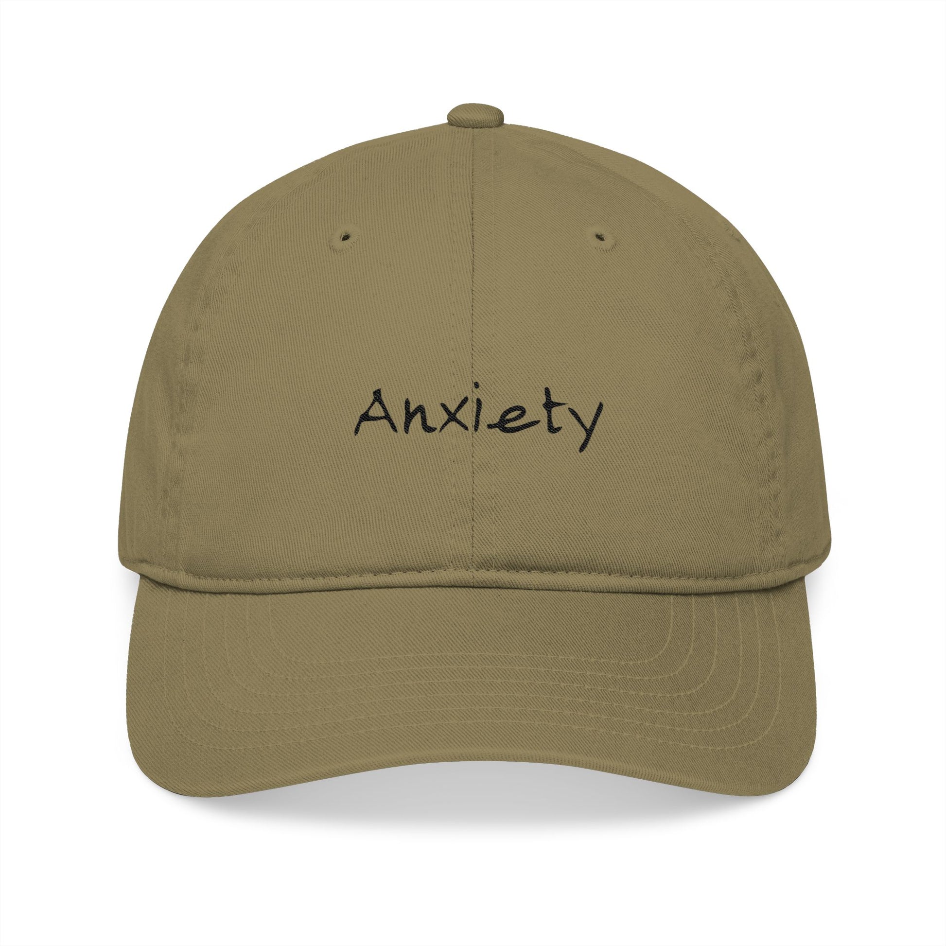 Anxiety Breathe back side Organic Baseball Cap