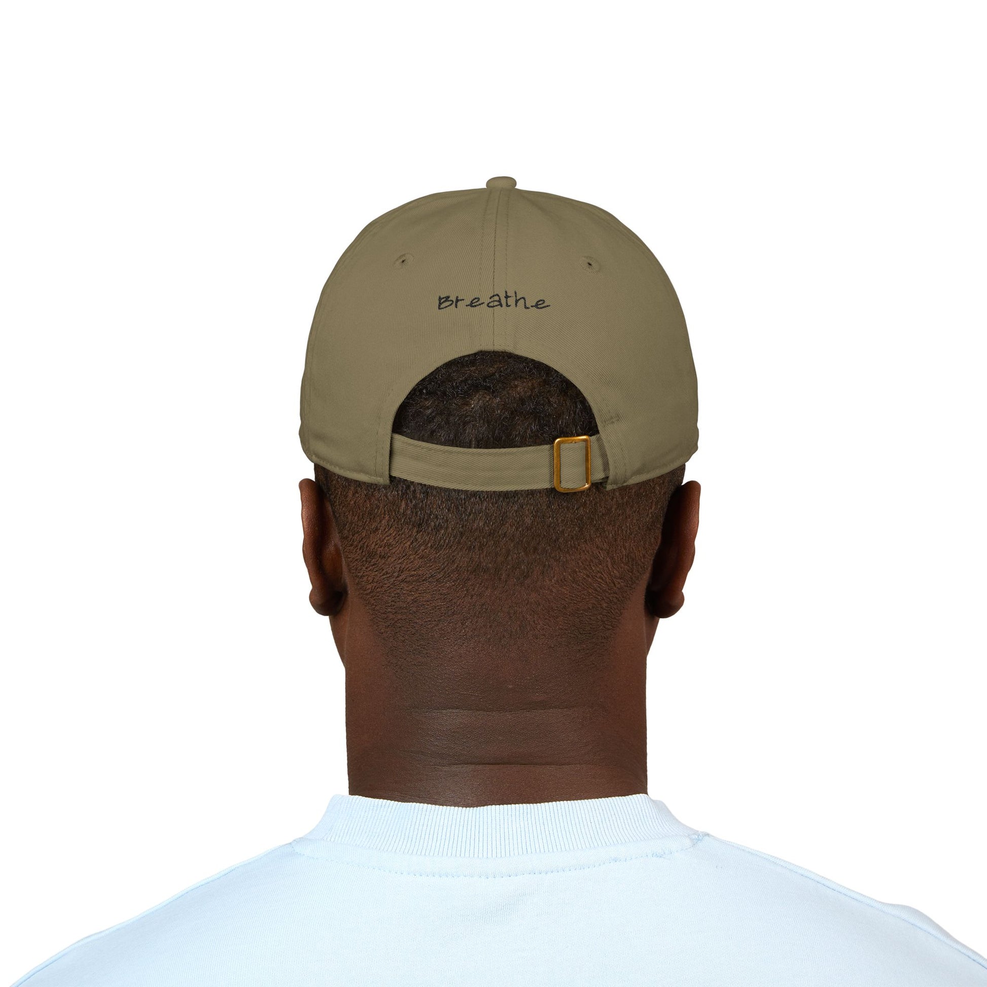 Anxiety Breathe back side Organic Baseball Cap
