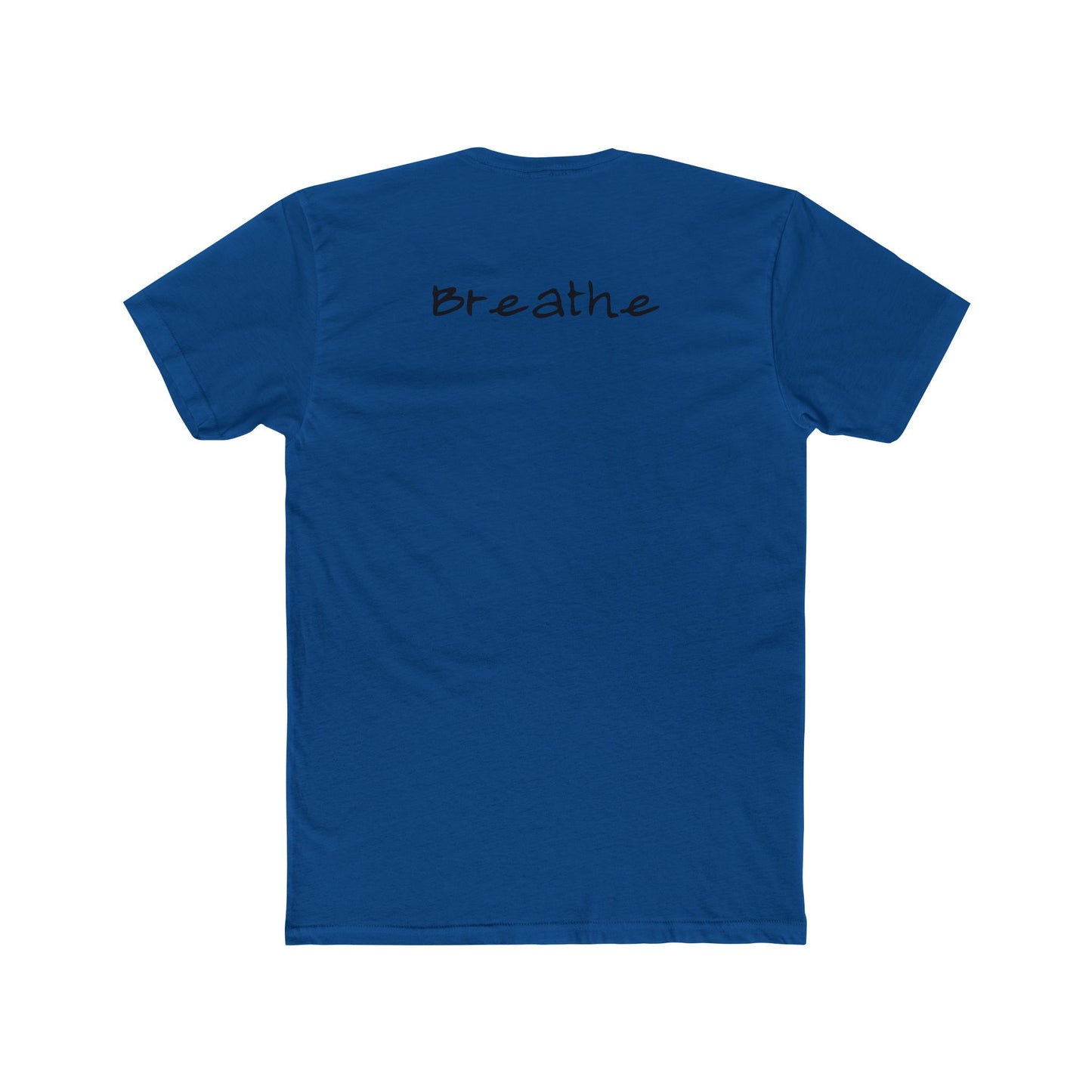 Anxiety Breathe back side Premium Fitted Tee