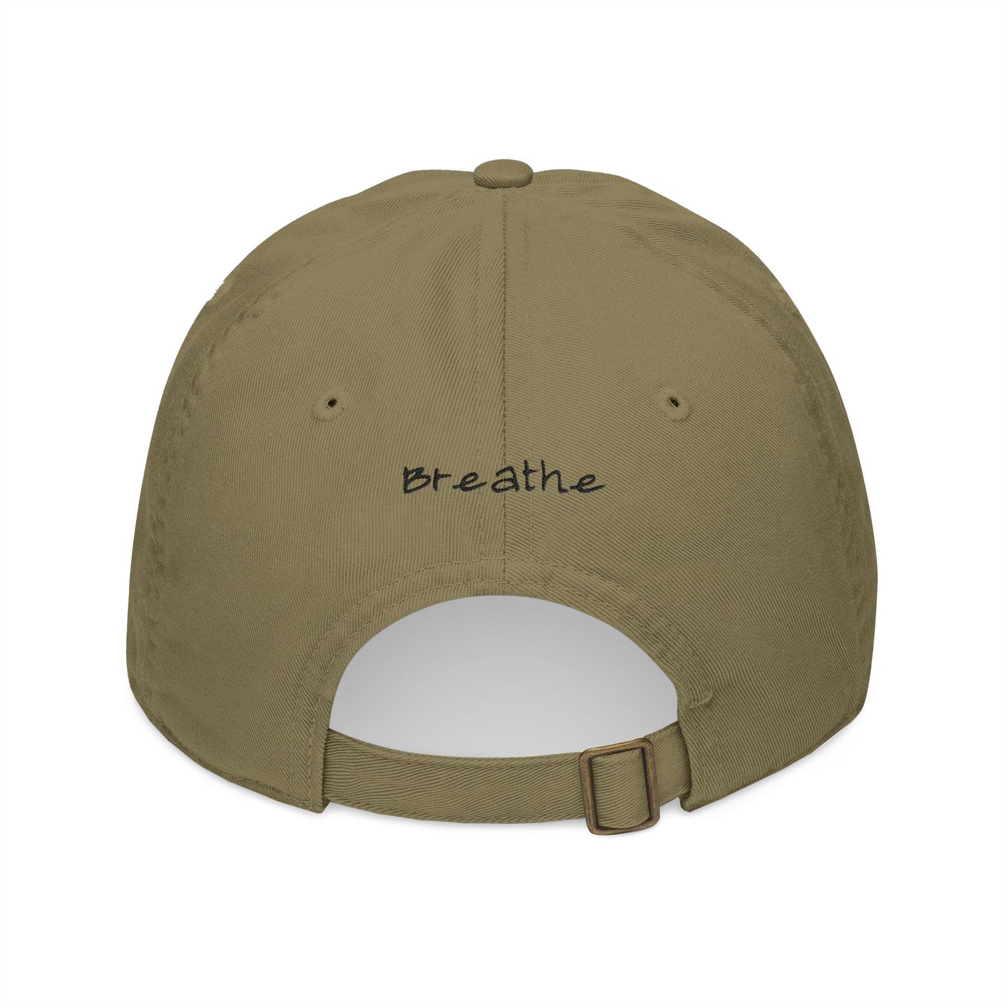 Anxiety Breathe back side Organic Baseball Cap