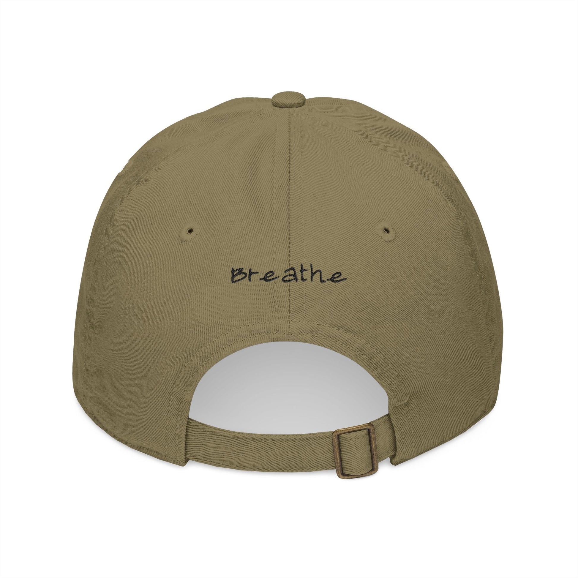 Anxiety Breathe back side Organic Baseball Cap