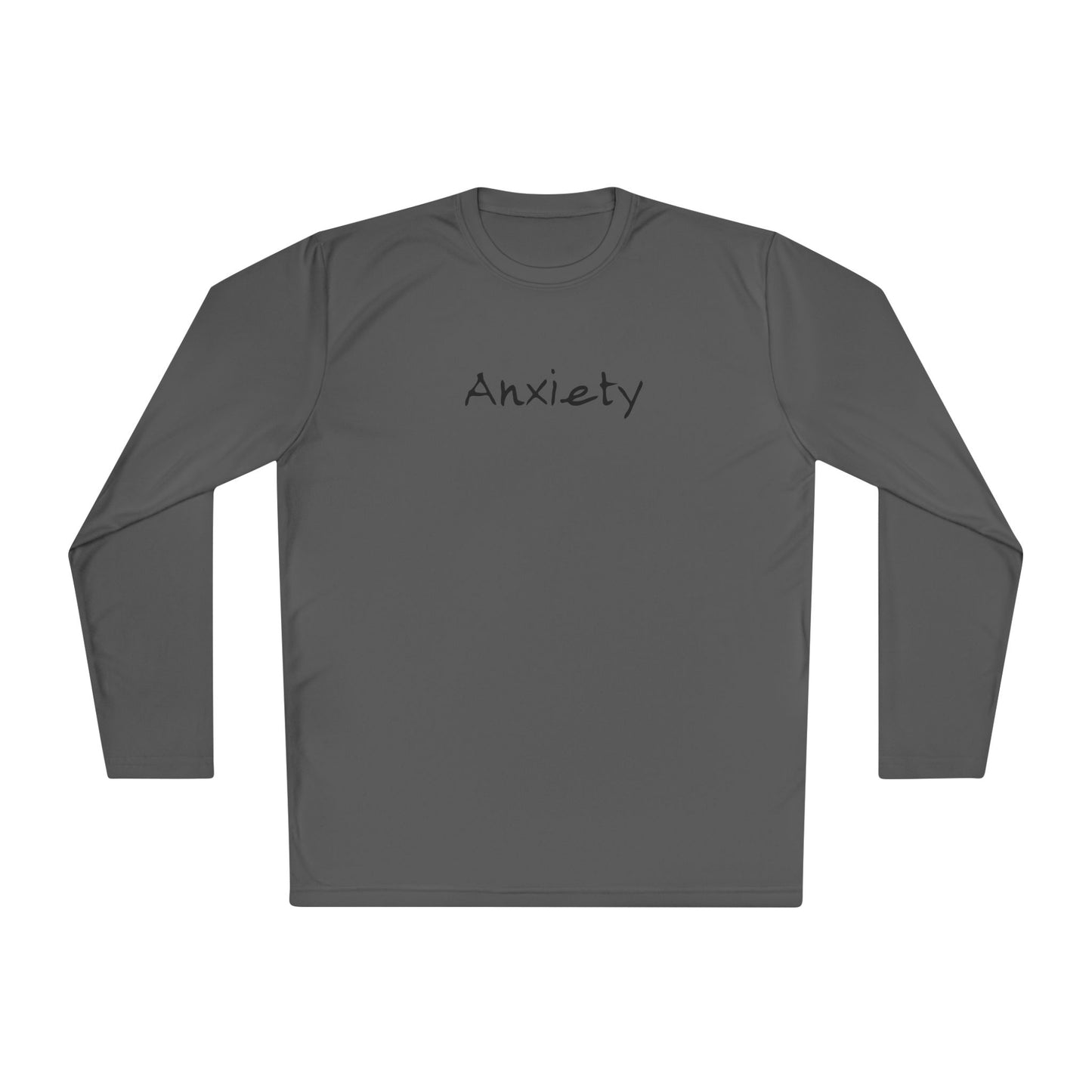anxiety long sleeve tee tell it to fuck off back side