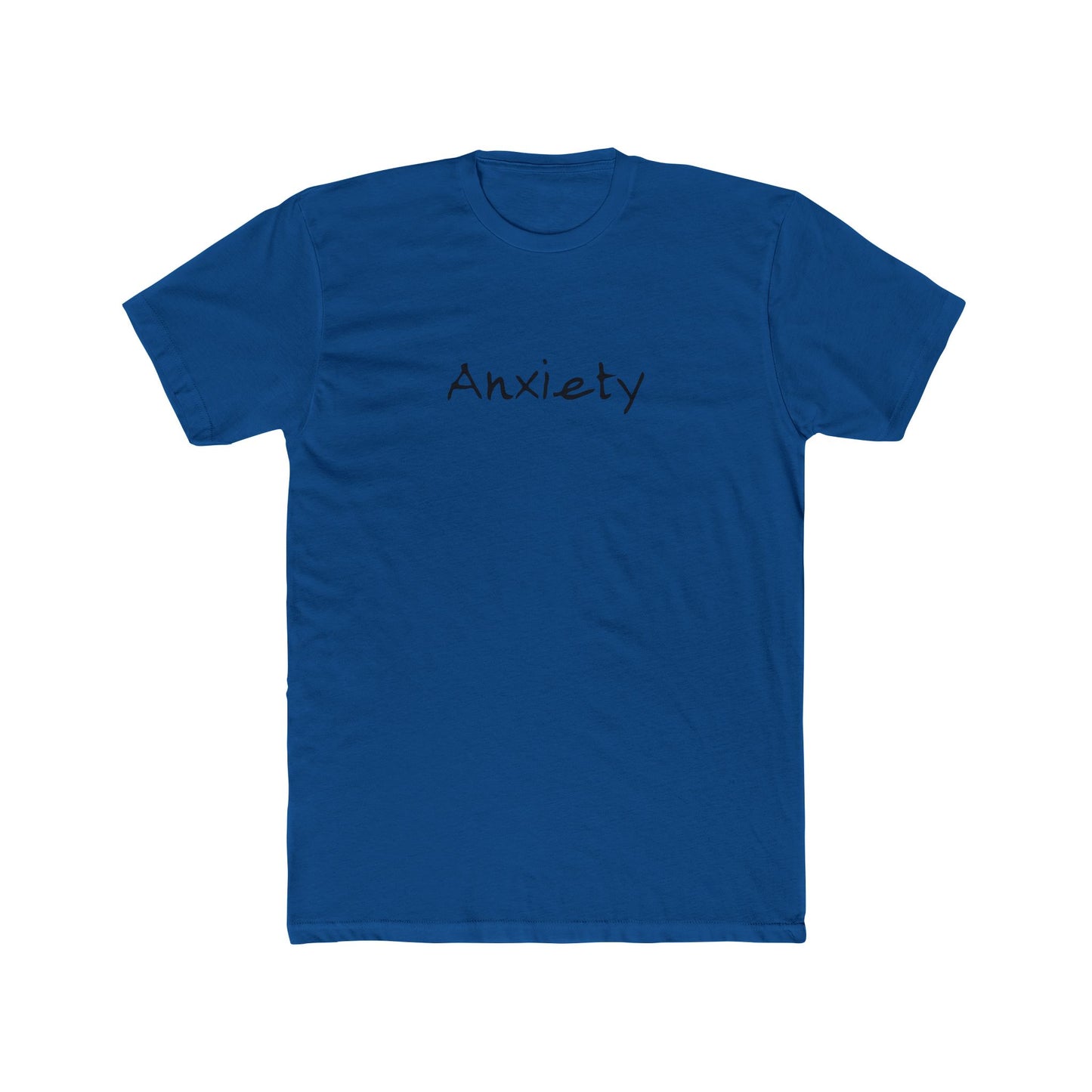 Anxiety Breathe back side Premium Fitted Tee