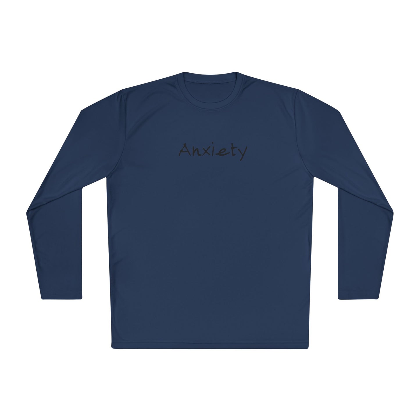 anxiety long sleeve tee tell it to fuck off back side