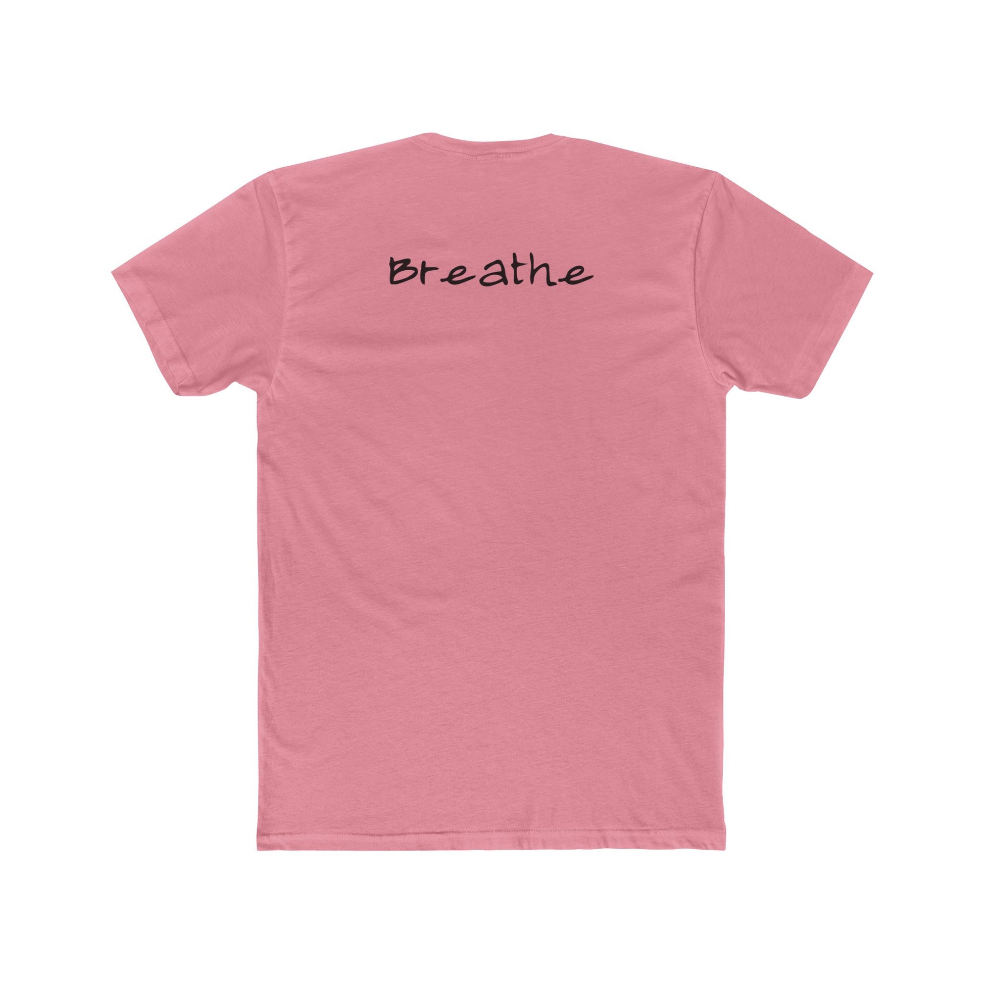 Anxiety Breathe back side Premium Fitted Tee