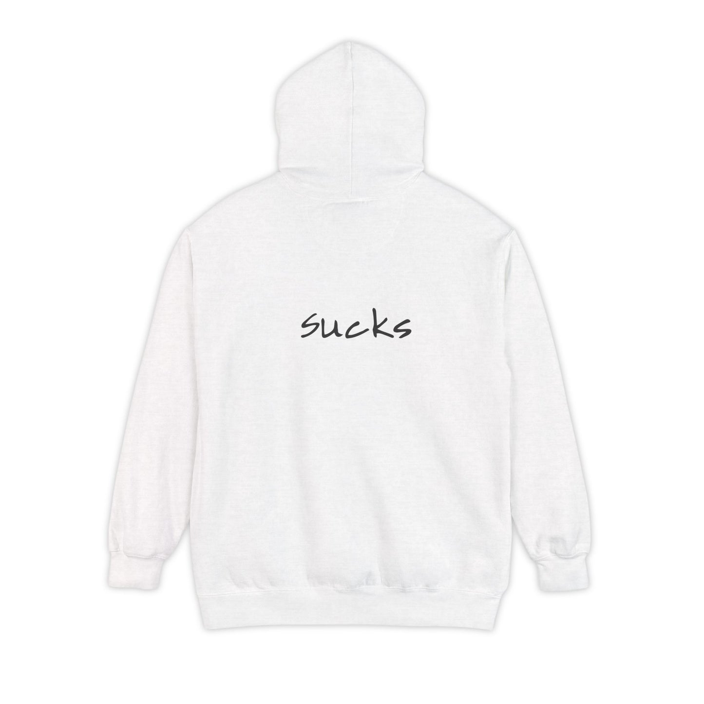 Anxiety Sucks back side Hoodie for Wearable Solidarity
