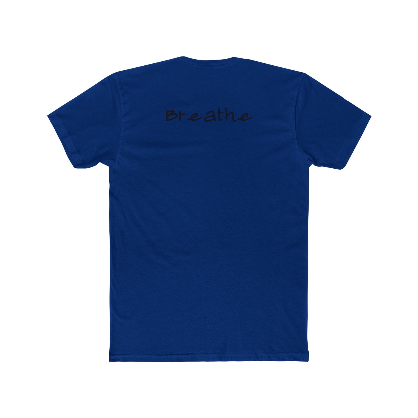 Anxiety Breathe back side Premium Fitted Tee