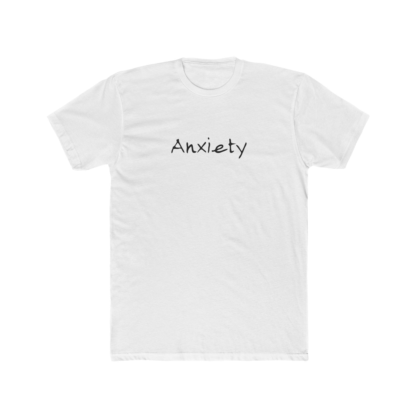 Anxiety Breathe back side Premium Fitted Tee