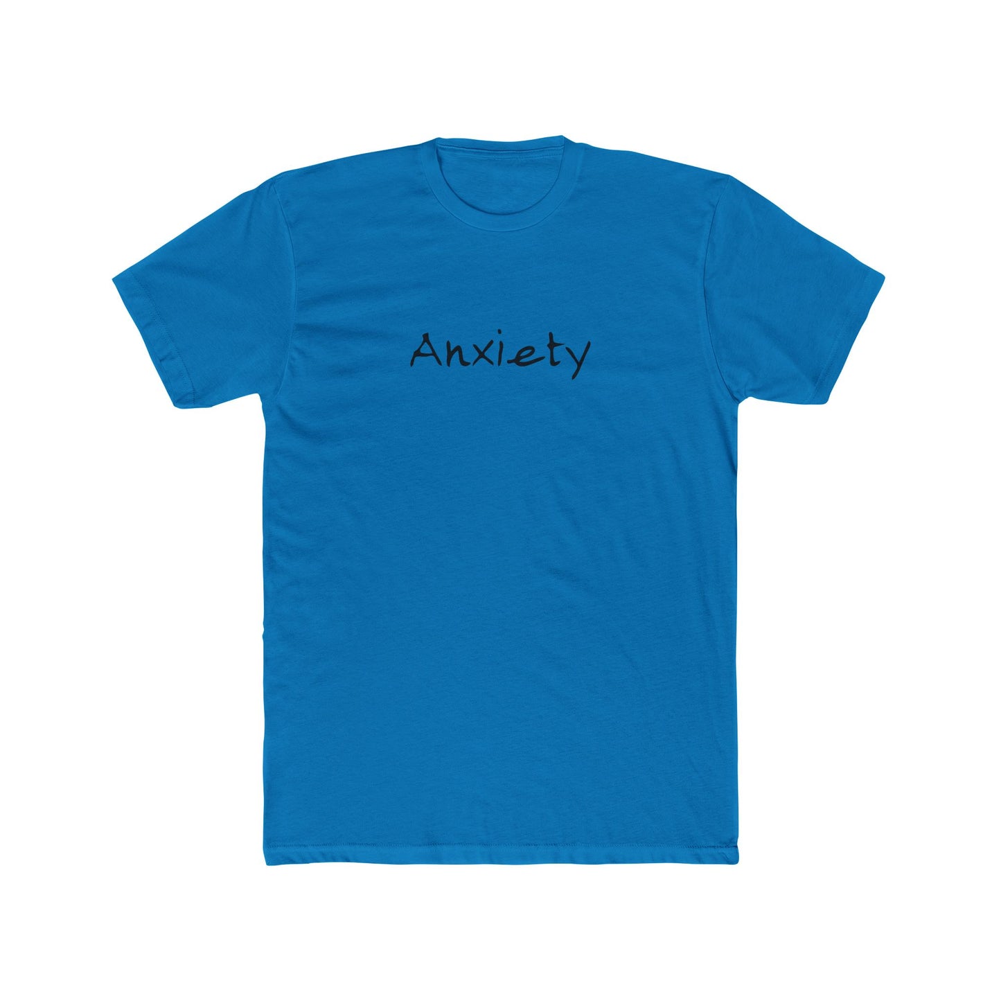 Anxiety Breathe back side Premium Fitted Tee