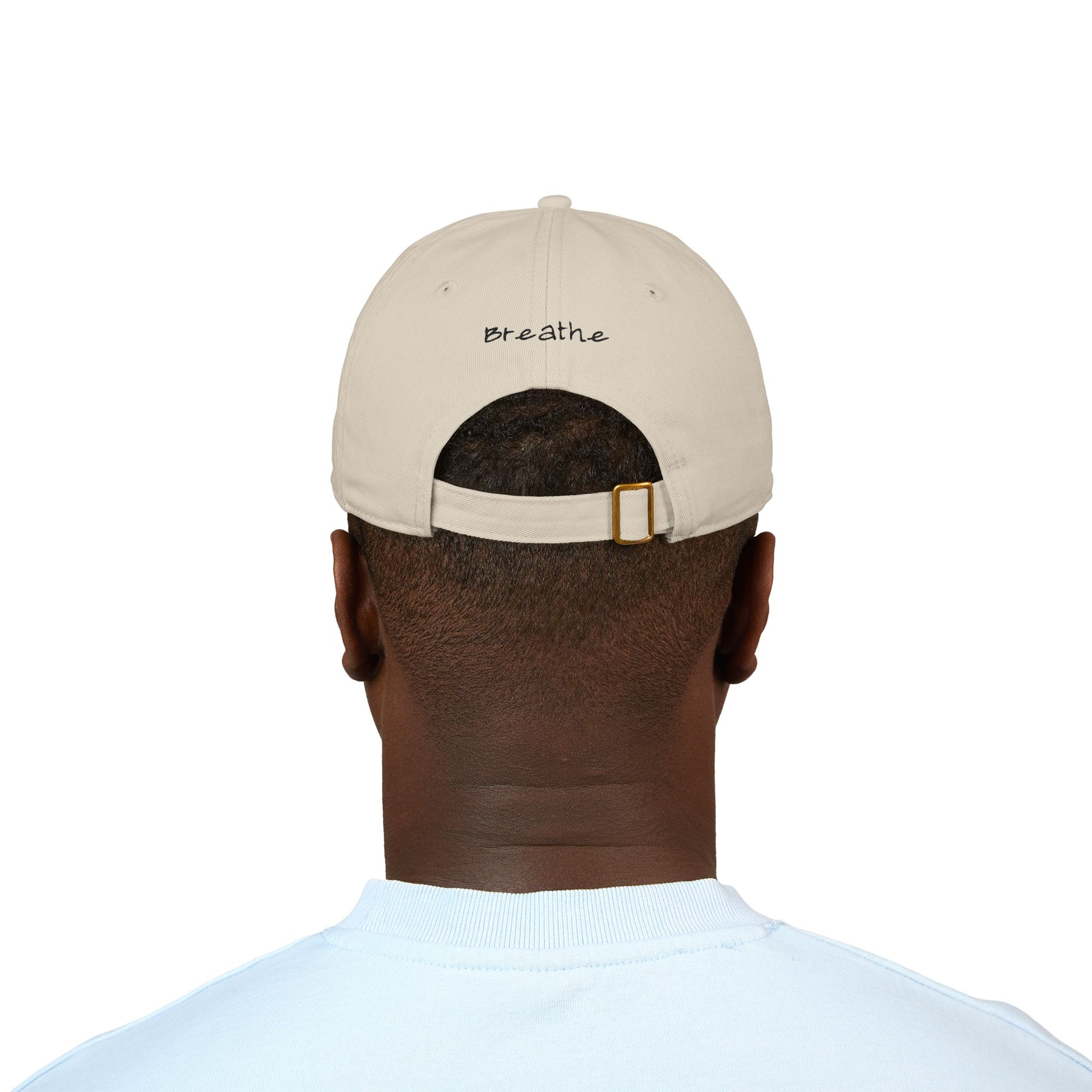 Anxiety Breathe back side Organic Baseball Cap