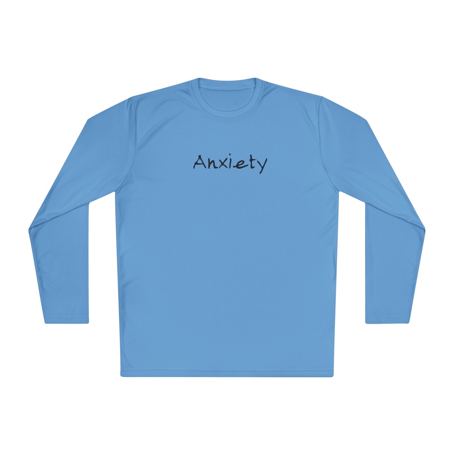 anxiety long sleeve tee tell it to fuck off back side