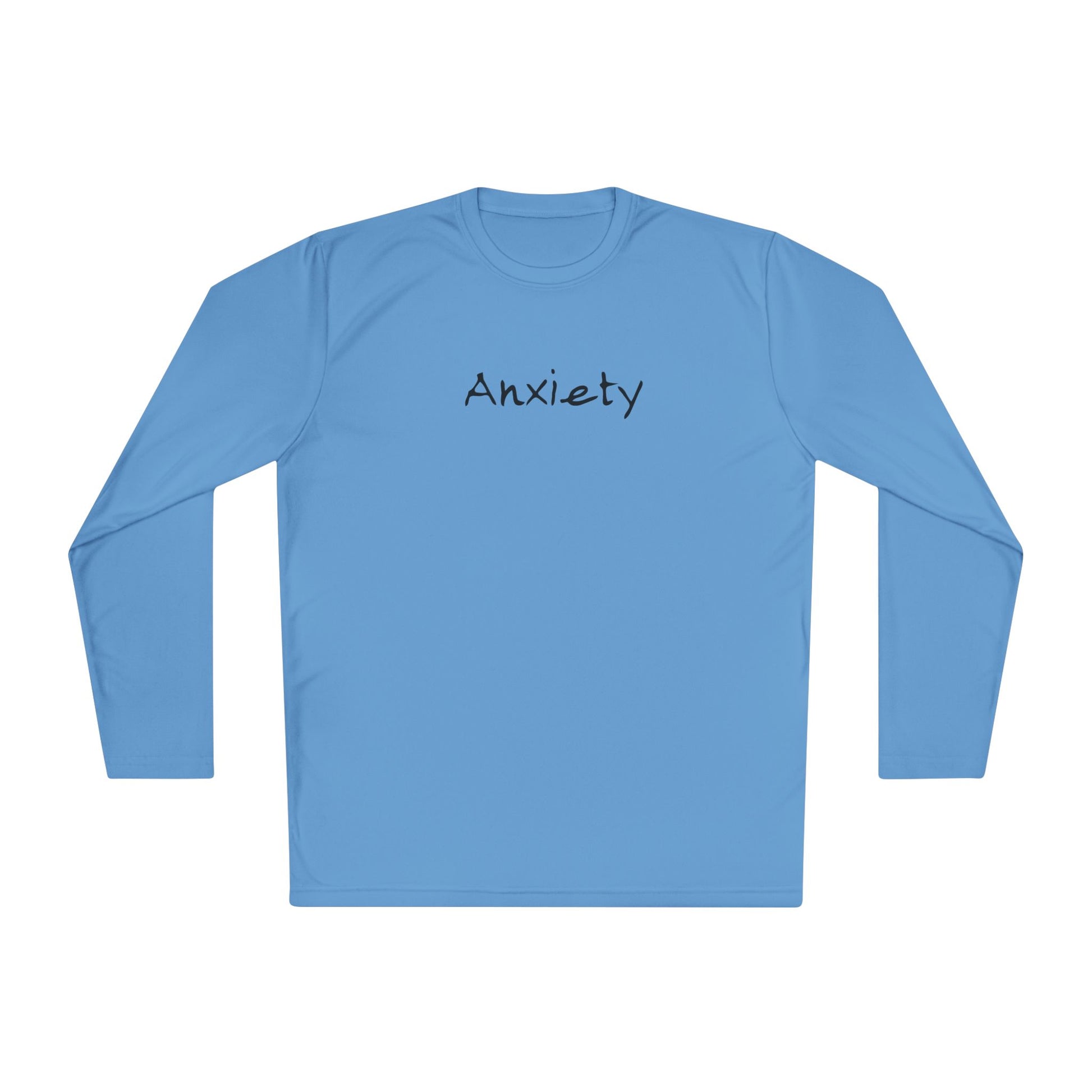 anxiety long sleeve tee tell it to fuck off back side