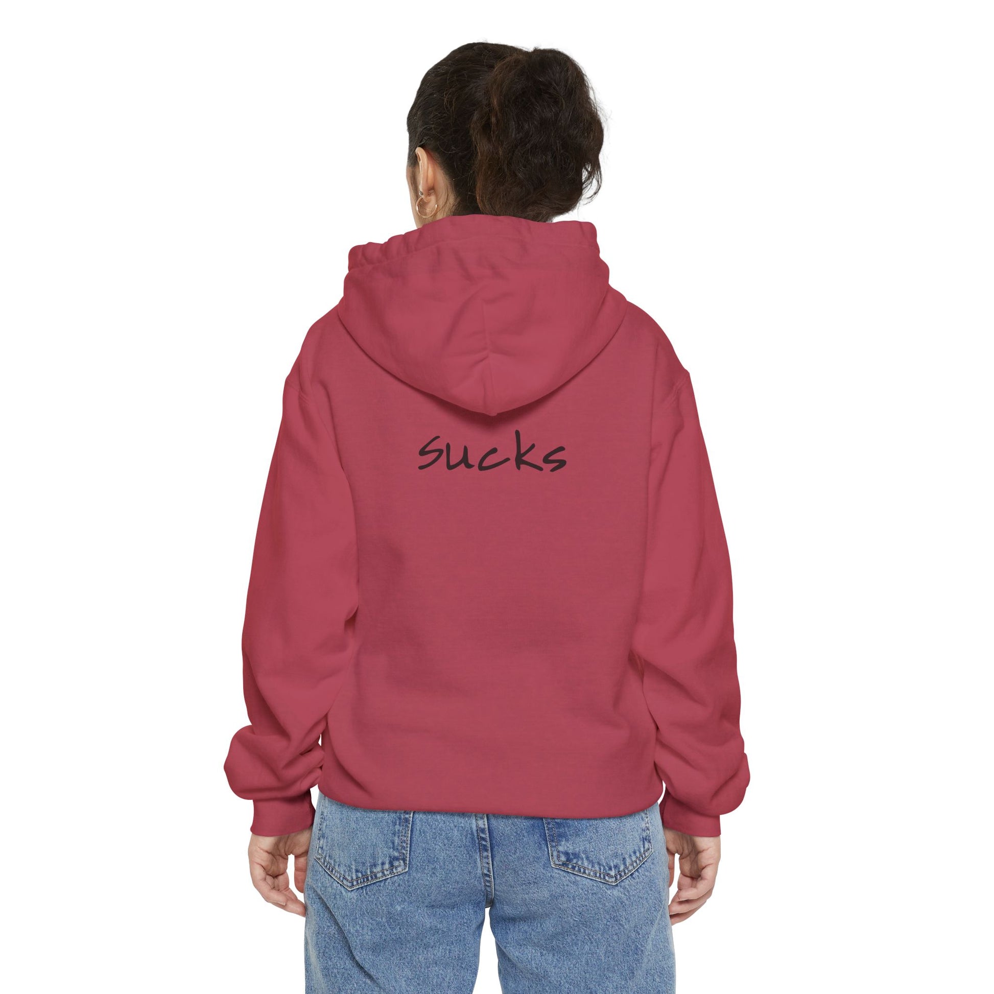 Anxiety Sucks back side Hoodie for Wearable Solidarity