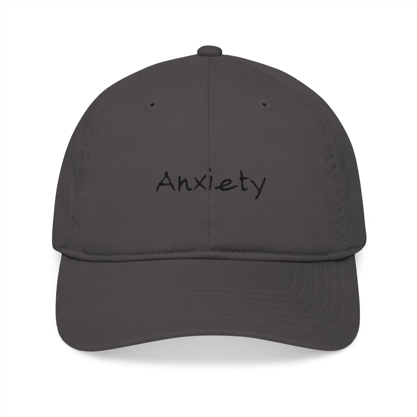 Anxiety Breathe back side Organic Baseball Cap