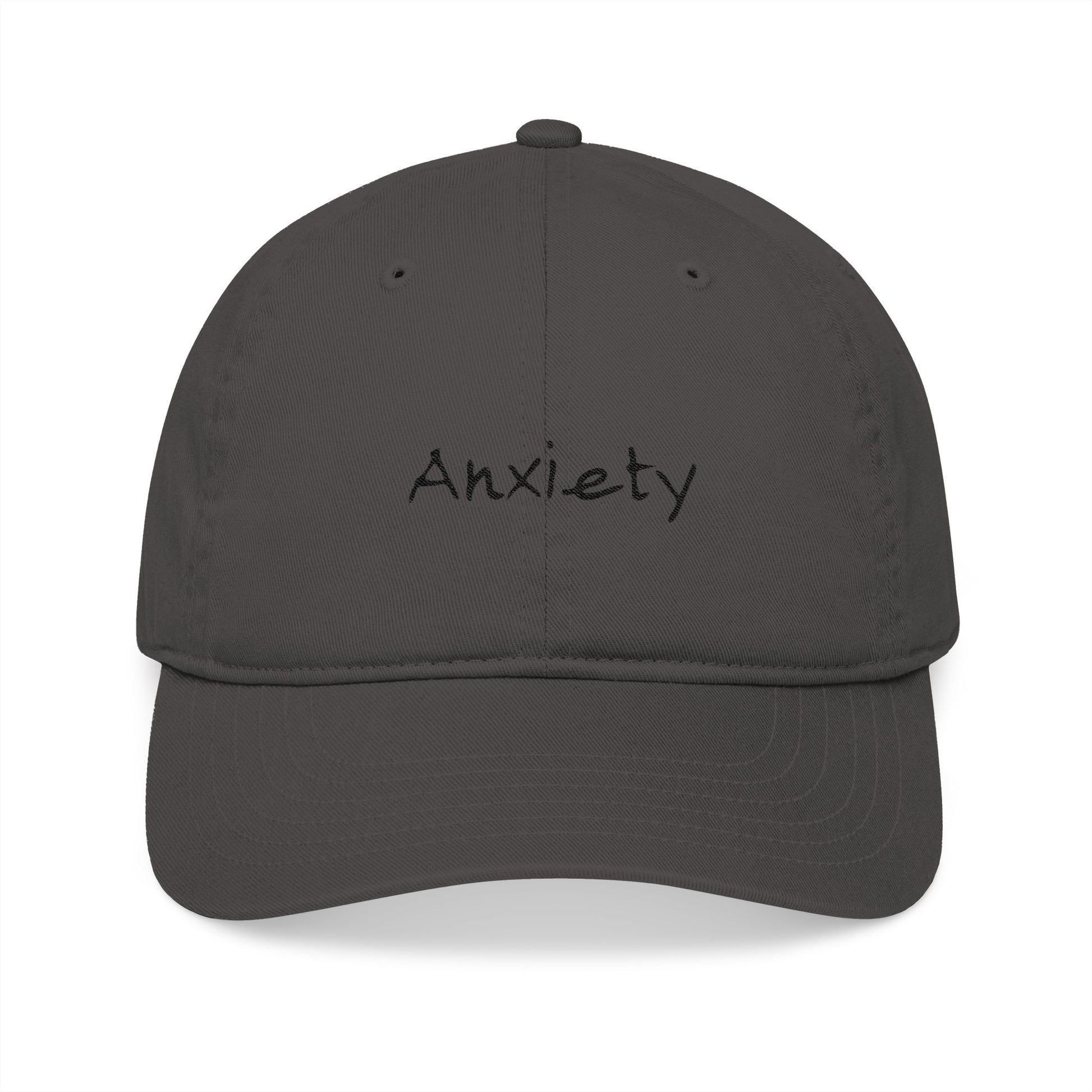 Anxiety Breathe back side Organic Baseball Cap