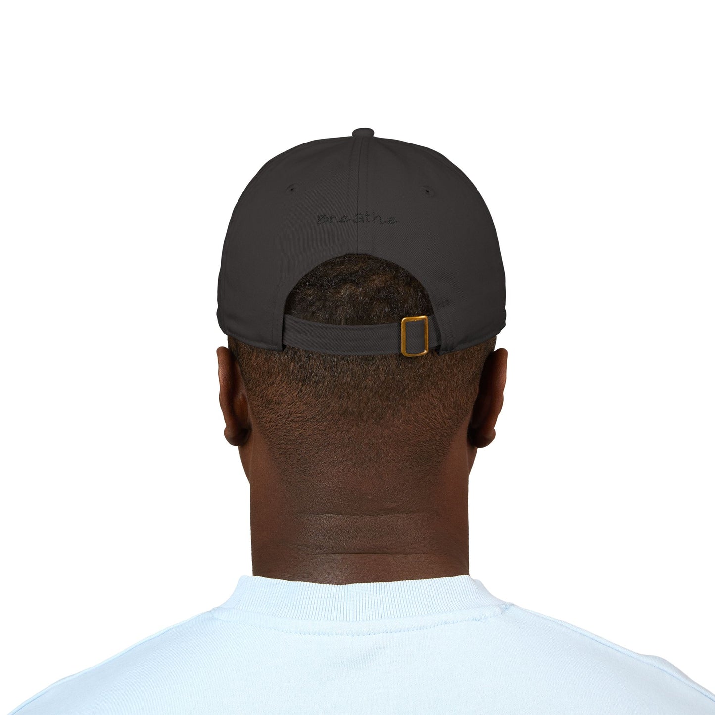 Anxiety Breathe back side Organic Baseball Cap