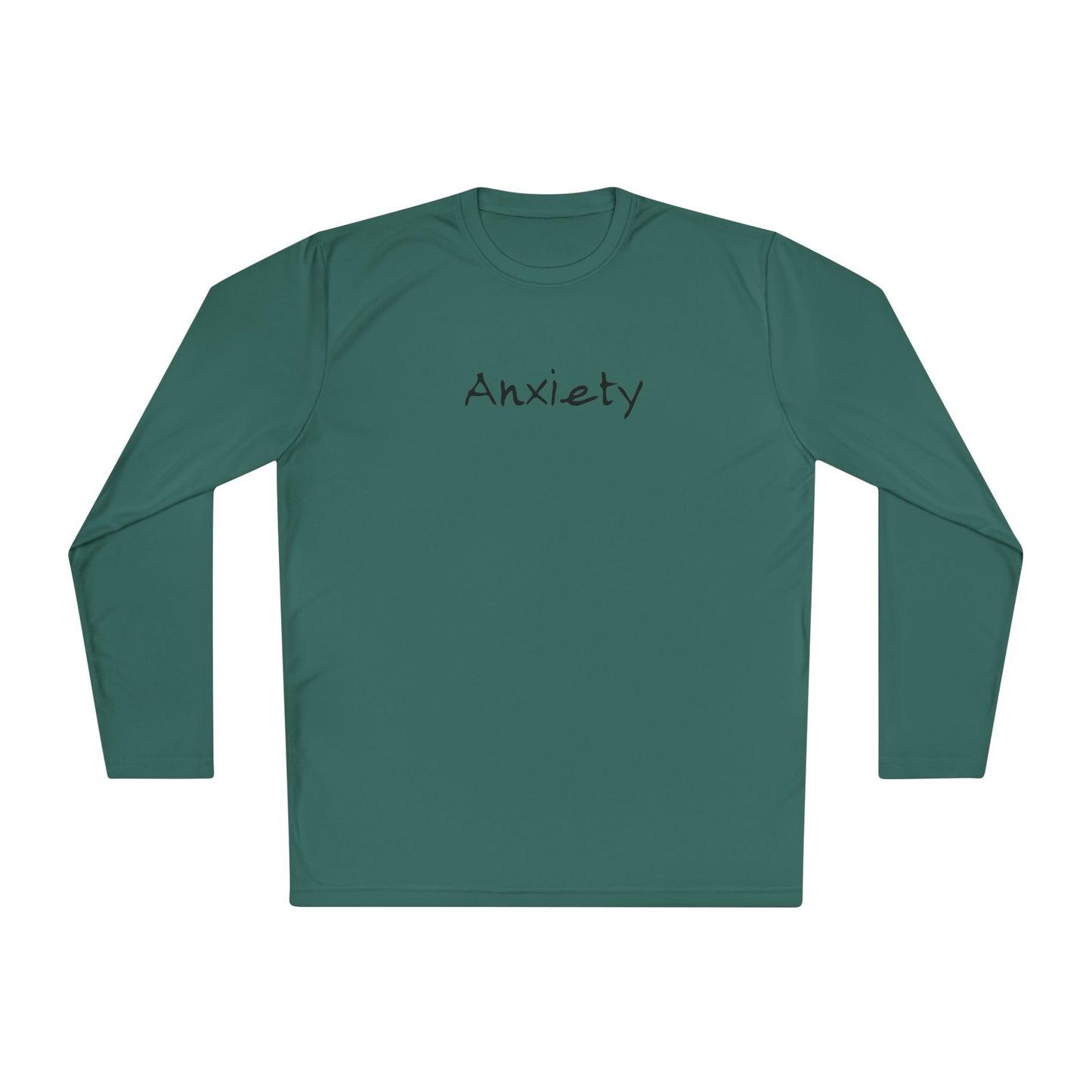 anxiety long sleeve tee tell it to fuck off back side