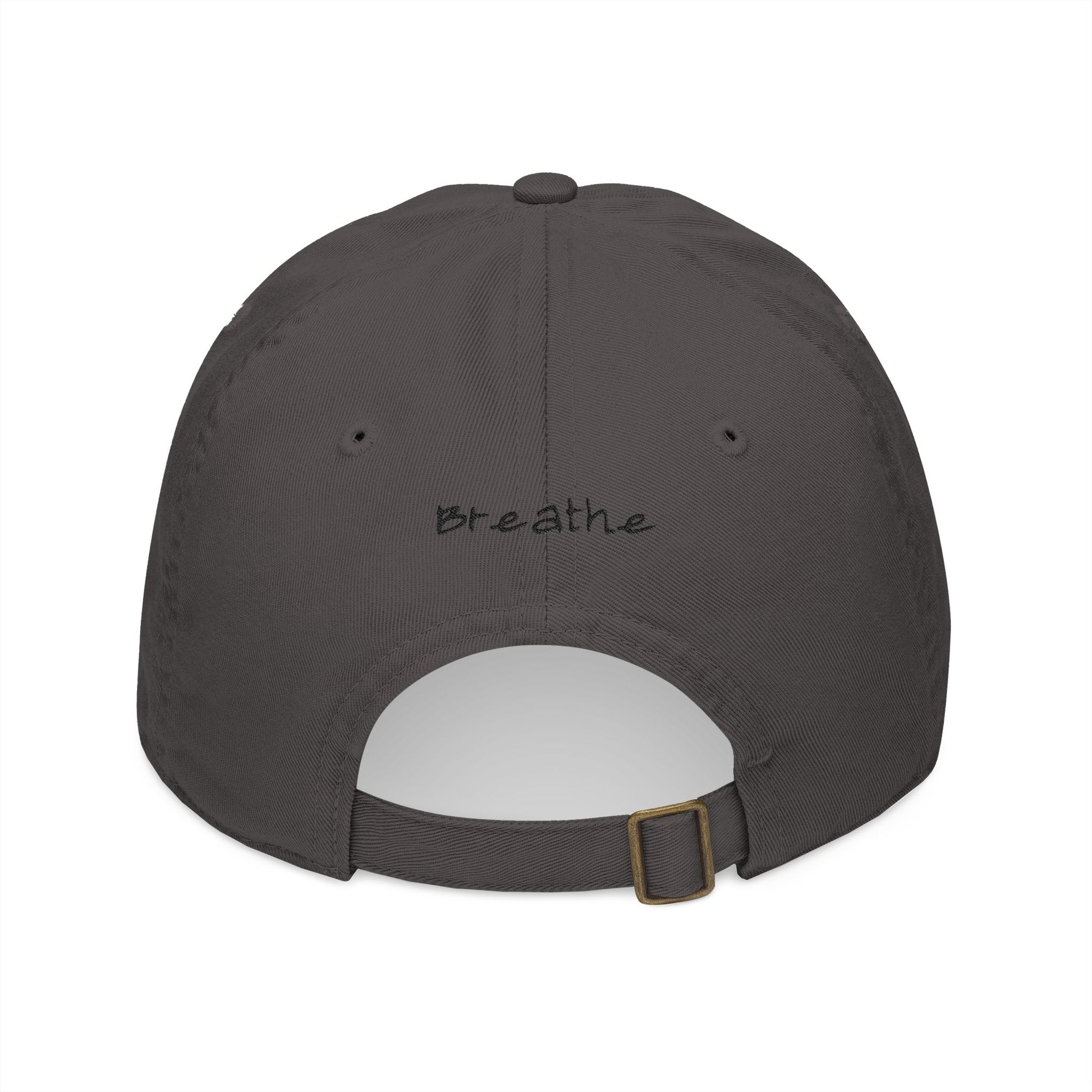 Anxiety Breathe back side Organic Baseball Cap