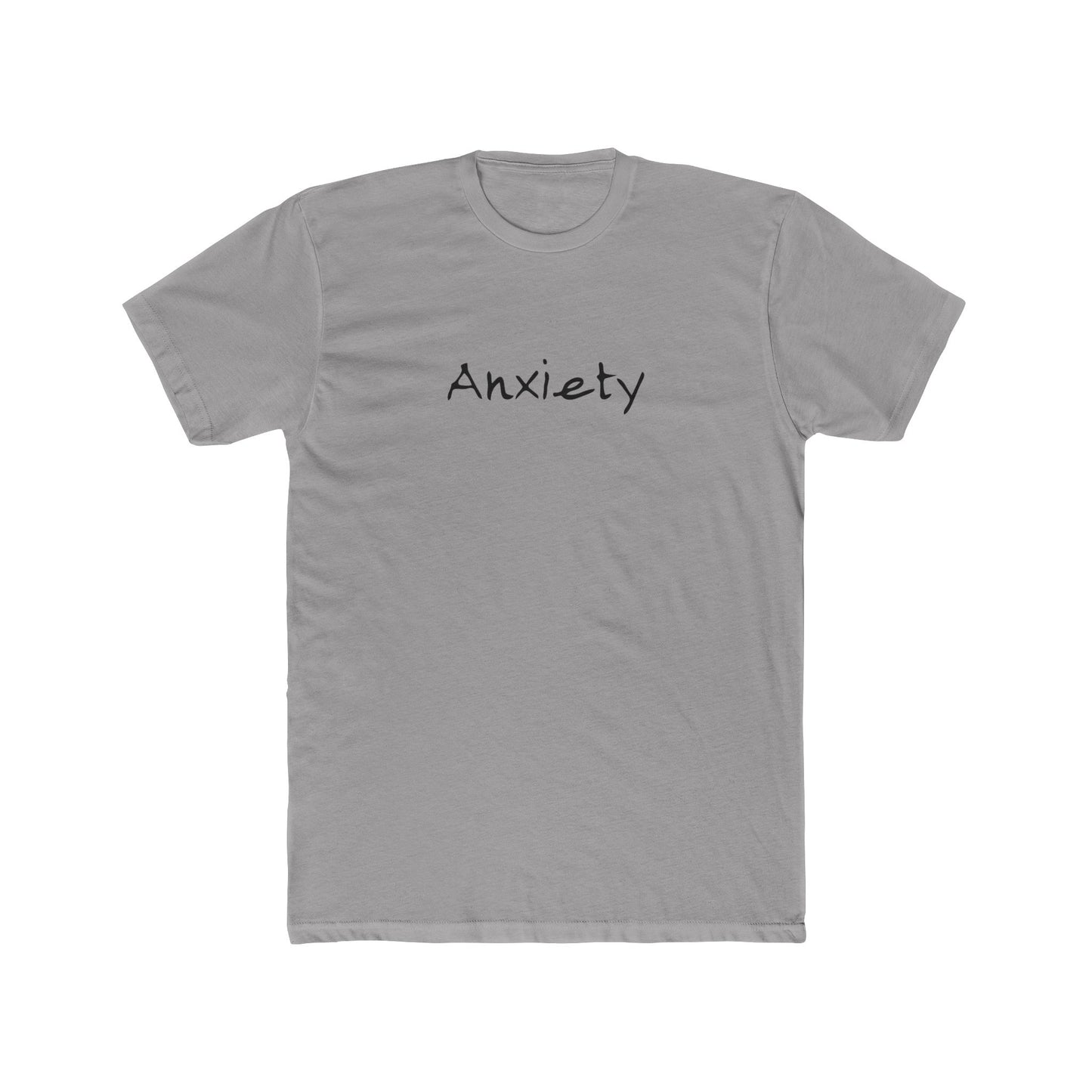 Anxiety Breathe back side Premium Fitted Tee