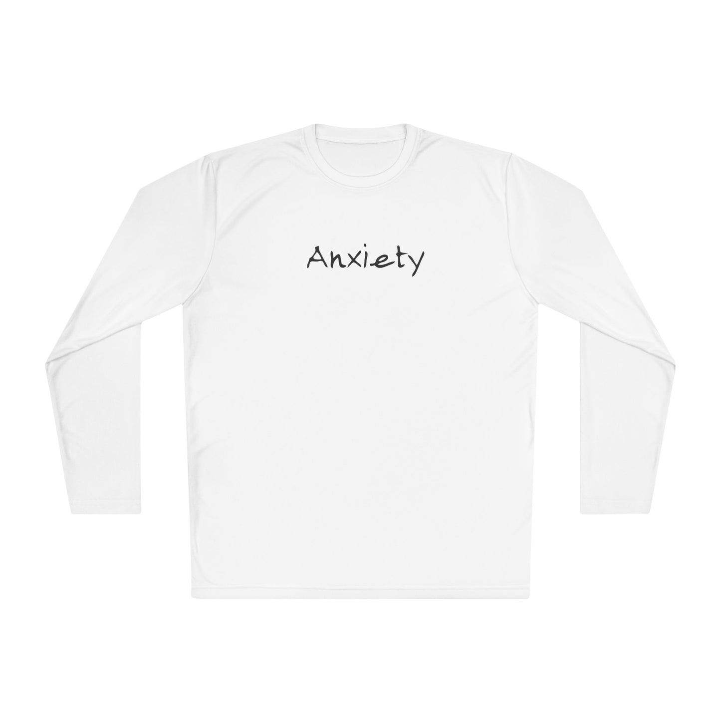 anxiety long sleeve tee tell it to fuck off back side