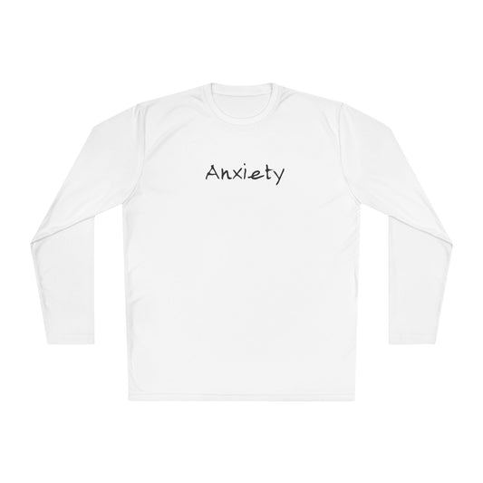 anxiety long sleeve tee tell it to fuck off back side