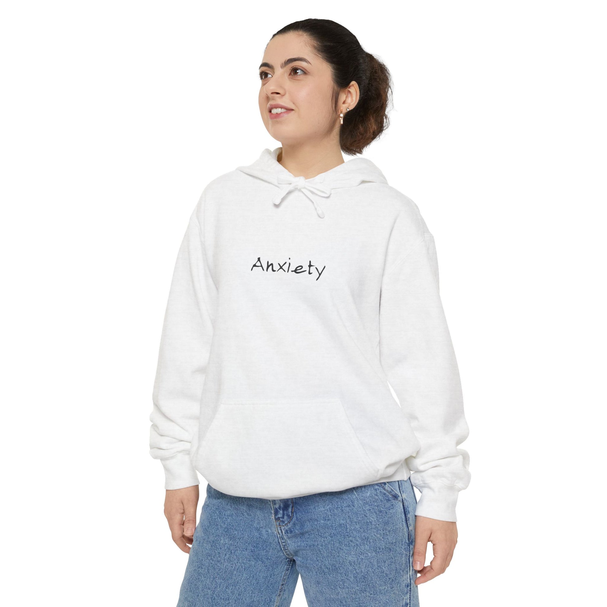 Anxiety Sucks back side Hoodie for Wearable Solidarity