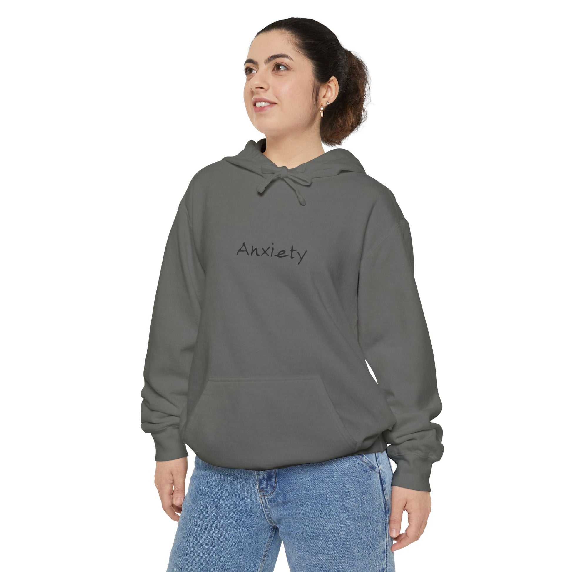 Anxiety Sucks back side Hoodie for Wearable Solidarity