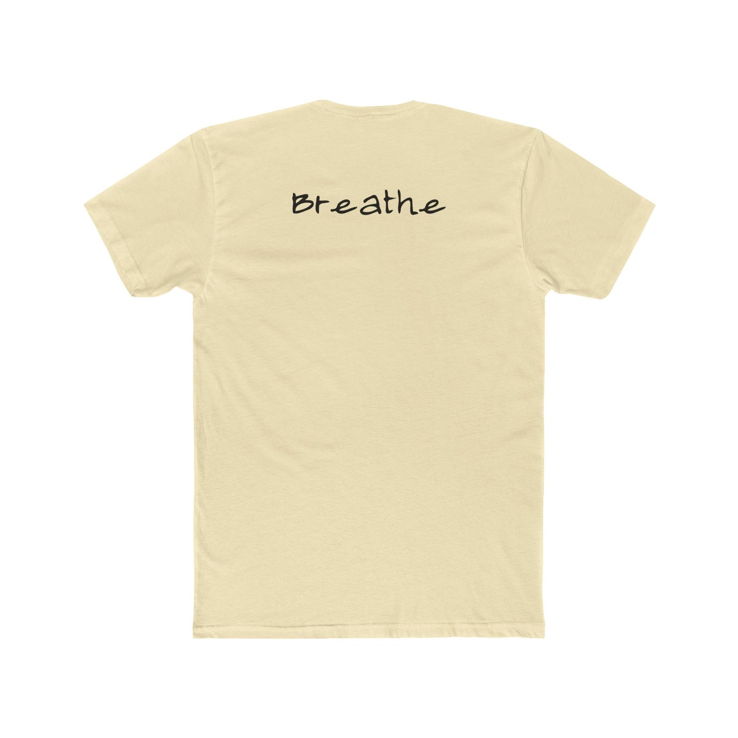 Anxiety Breathe back side Premium Fitted Tee