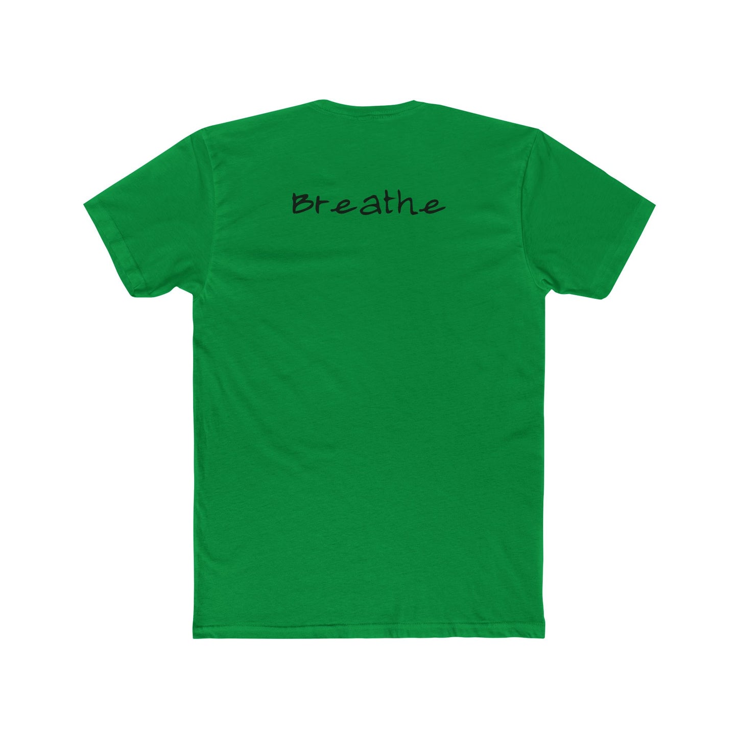 Anxiety Breathe back side Premium Fitted Tee