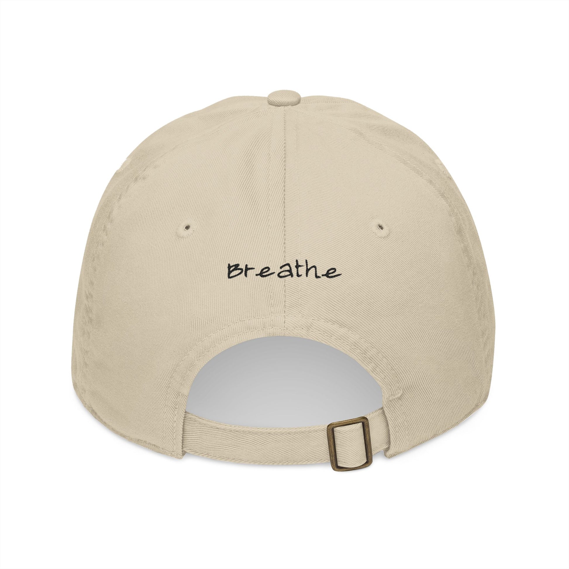Anxiety Breathe back side Organic Baseball Cap